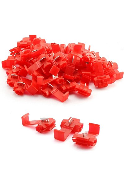 Choice1 50 قطعة من موصلات أسلاك الكابلات الحمراء من سكوتش إل كيه، أطراف توصيل...