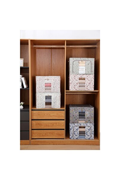 Bibilel Storage Box, Flippy, 66L, Textile, 50 x 40 x 33 cm, for Clothes and Underwear, Model