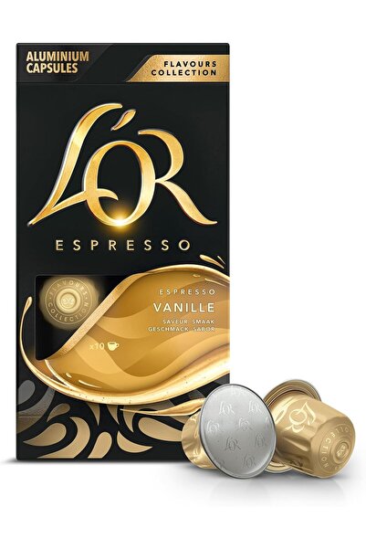 L'OR كبسولات قهوة اسبريسو بنكهة الفانيليا 52 جرام