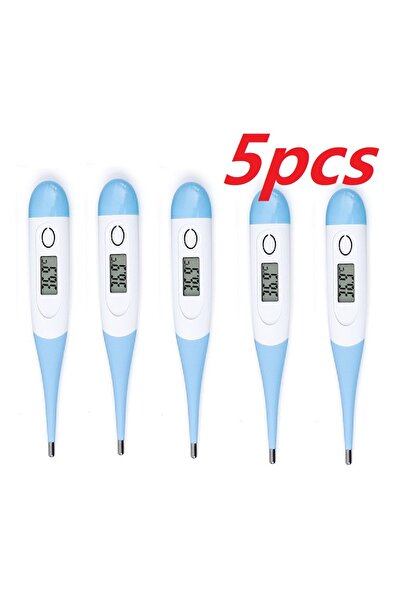 Choice أزرق فاتح 5 قطع 5/10 قطع أداة معدات طبية رقمية LED رأس ناعم مقياس حرار...