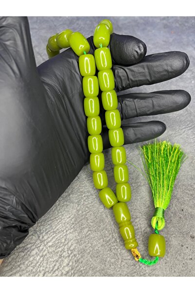 Mos Tespih Large Size Rope Tasseled High End Tightening Amber Prayer Beads