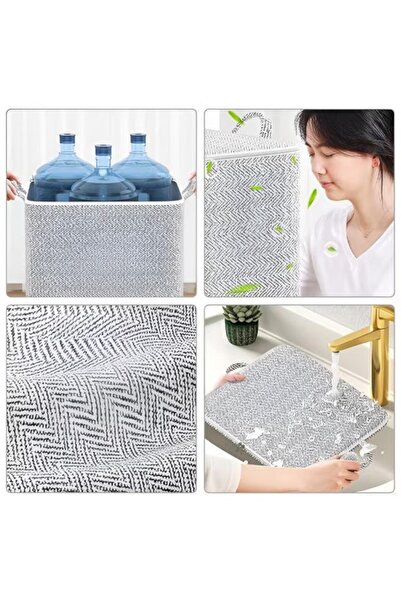 Flippy Foldable Storage Box with Zipper, Reinforced Handle, 61x50x71 cm, 210L, Grey, Duvets, Pillows