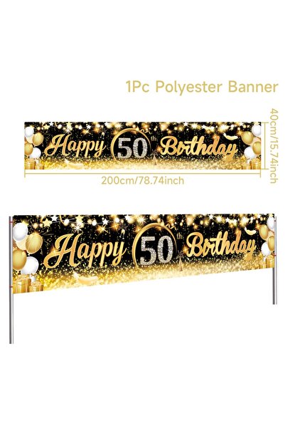 Choice 50 Happy 40 50 60 Birthday Banners 40th 50th 60th Birthday Party Decor...