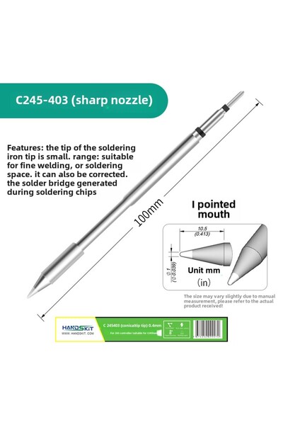 Choice7 C245-403 C245 soldering iron head universal high-power soldering stat...