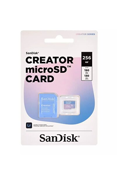 SanDisk Creator microSD Card UHS-I with Adapter 256GB