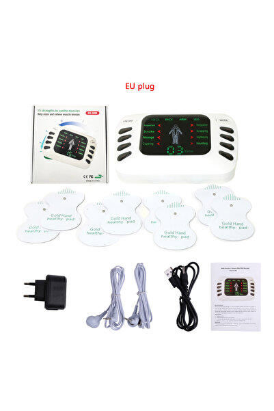 Choice3 جهاز تدليك كهربائي للظهر والرقبة، مزود بـ 8 وسادات، مع علبة، من الاتح...