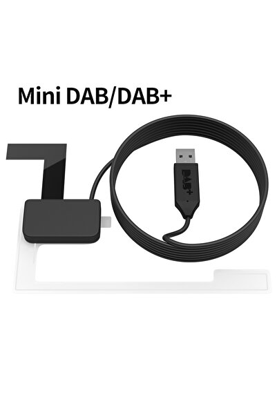 Choice5 هوائي DAB صغير DAB+ لراديو السيارة بنظام أندرويد مع محول USB ونظام تح...