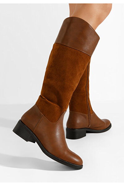 B T Shoes Γυναικείες μποτες Yrina ταμπά