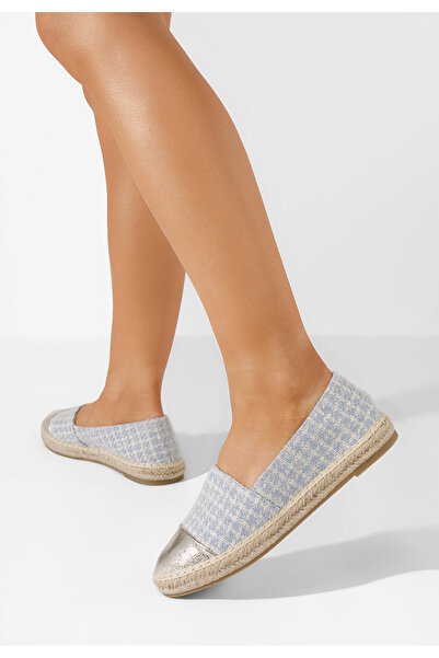 B T Shoes Modré dámské espadrilky Thalassa