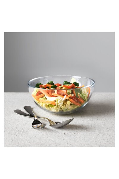 IKEA BLANDA Serving bowl, clear glass, 20 cm