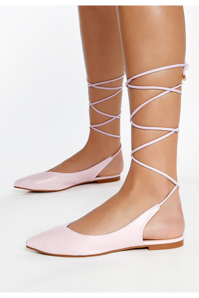 B T Shoes Fialové dámské baleríny Severina