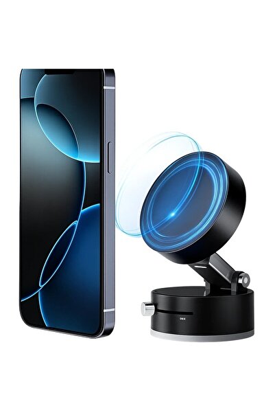 Flippy Suport magnetic pentru telefon auto cu ventuză, pliabil și retractabil...