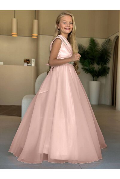 Miss Lorin Kids TAŞ DETAYLI ABİYE - NEDİME