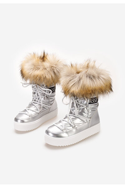 B T Shoes Γυναικείες Μπότες Χιονιού Kemisa V2 ασιμι