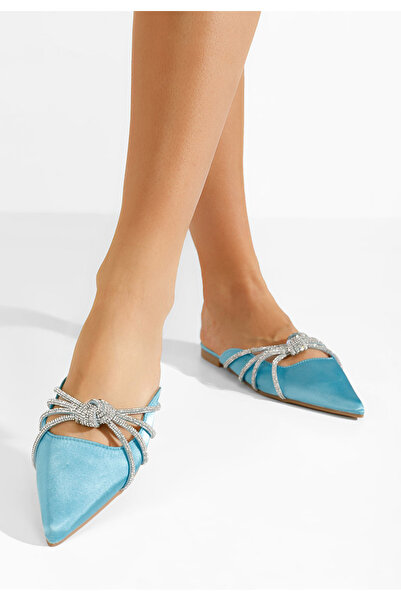 B T Shoes Mules γυναικεια Sidonia Γαλάζιο