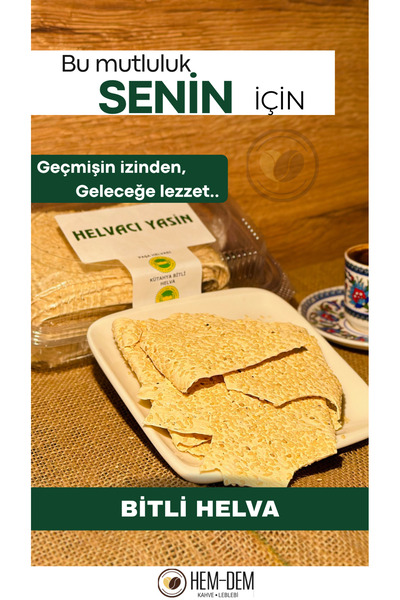 SOFT Kütahya Bitli Helva 500 gr – İnce, Gevrek ve Geleneksel Helva Lezzeti