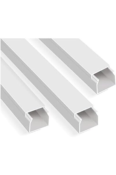 STOREMAX 4 Metre (25x16) | Kendinden Yapışkanlı Kablo Kanalı | 4m (10 Adet x 40cm) | Kablo Gizleyici