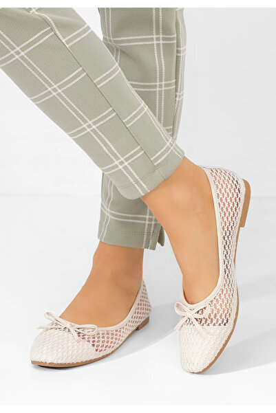 B T Shoes Béžové dámské baleríny Rosalba