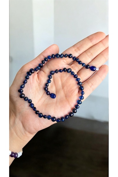 Kehribarkolyecimm Doğal Mavi Kehribar Bebek & Çocuk Kolyesi – Diş ve Huzur De...