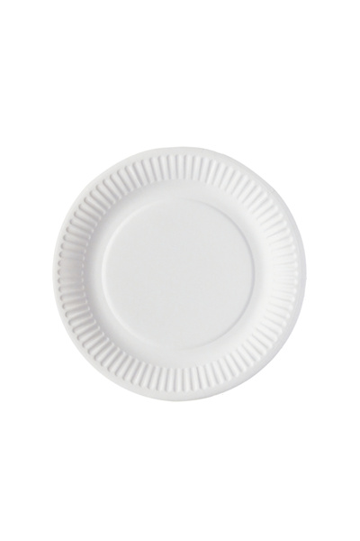 Bioco Set of 50 round Bioco cardboard plates, 18 cm