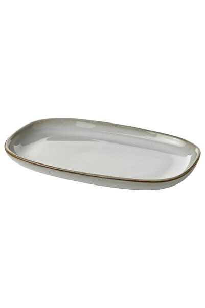 IKEA GLADELIG Plate, grey, 20 x 13 cm