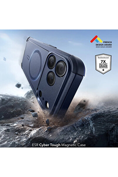 ESR iPhone 17 Pro Max Cyber ​​Halolock Case, blue