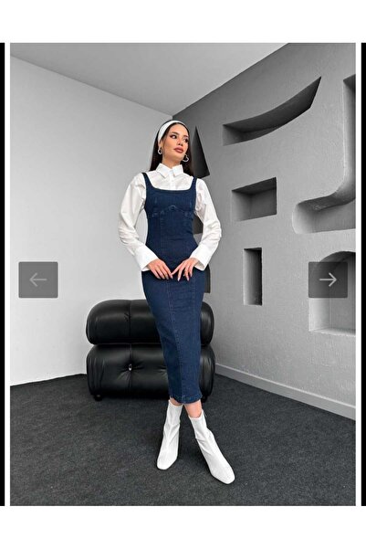 MissPul - Rochie din denim de calitate premium din lycra