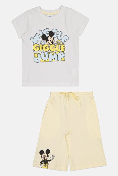 Disney Toddlers Boy 2 Pcs Mickey And Friends Top And Bottom Pajama Set, Multicolor