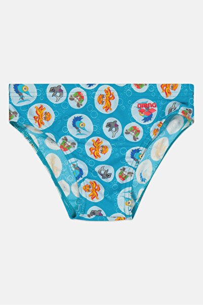 ARENA Kids Boy Allover Print Swim Briefs, Multicolor