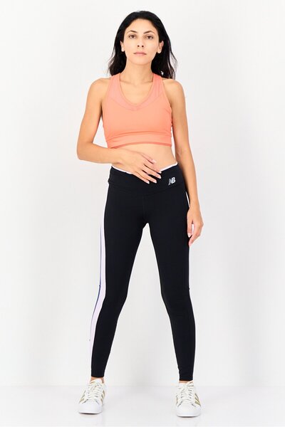 New Balance Women Sportswear Fit Brand Logo Training Leggings, Multicolor