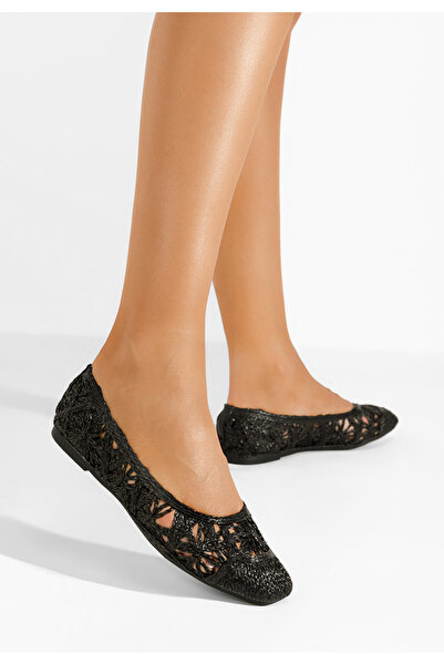 B T Shoes Černé dámské baleríny Rubia