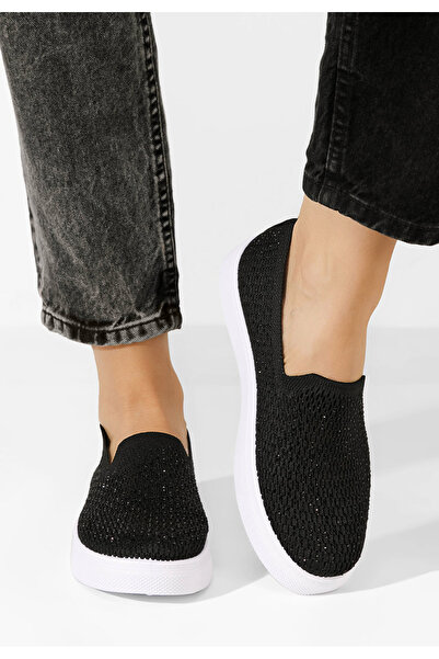 B T Shoes Černé dámské espadrilky Rihana