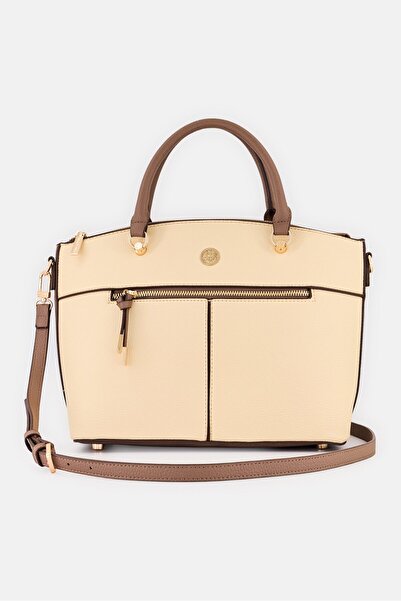 Anne Klein Women Brand Logo Satchel Bag, Multicolor