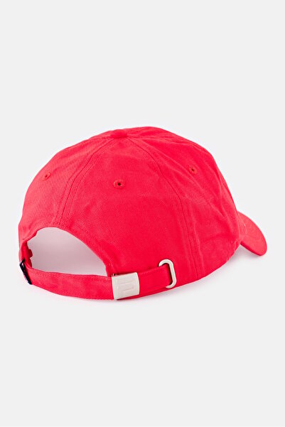 FILA Men Embroidered Logo Sports Cap, Red