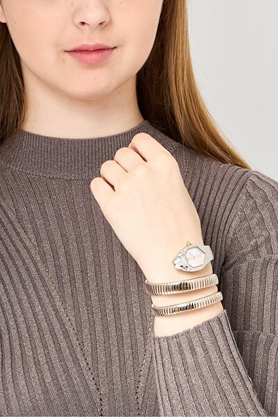 Just Cavalli Women JC1L022M0075 Stainless Steel Signature Snake Analog Watch 22 mm, Multicolor