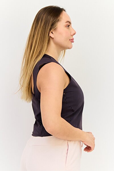 adidas Women Sportswear Fit Sleeveless Training Tank Top, Dark Purple