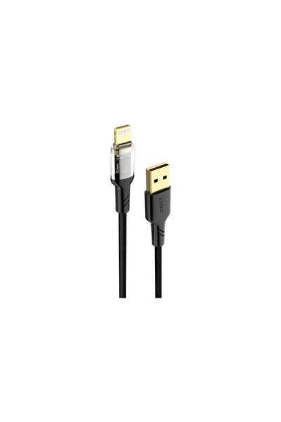 3.4a iphone Lightning Şarj Ve Data Kablosu Siyah Sc-86