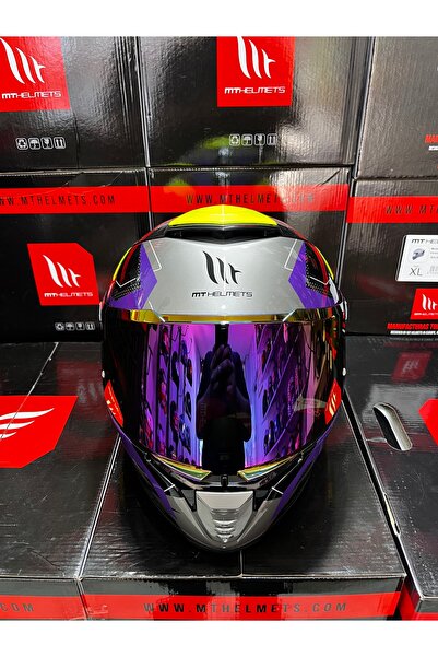 MT Helmets Thunder 4 Sv b2 kask (+1 şeffaf vizörlü)