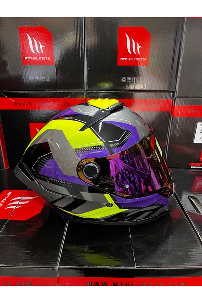 MT Helmets Thunder 4 Sv b2 kask (+1 şeffaf vizörlü)