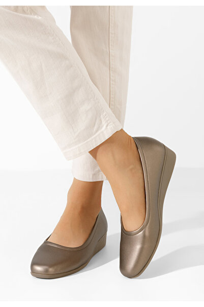 B T Shoes Cín baleriny na klínku Belimia