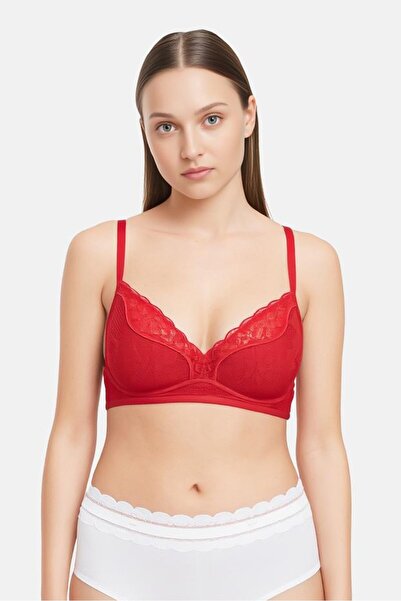 Triumph ملابس داخلية نسائية مبطنة قليلاً وحمالة صدر مبطنة، لون صدئ