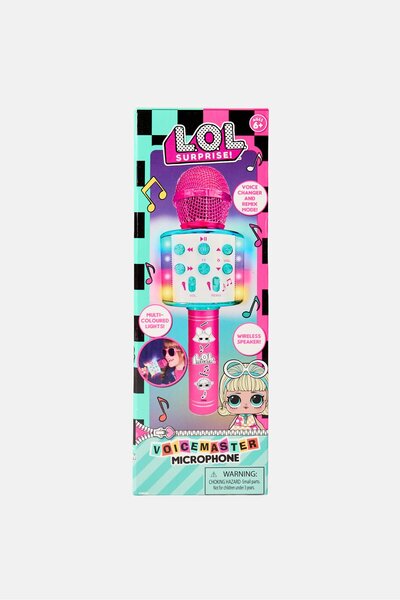 L.O.L. SURPRISE Voice Master Wireless Microphone Speaker, Multicolor