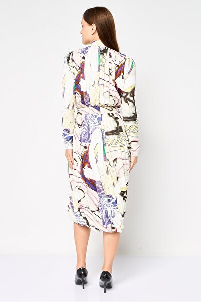 Stella McCartney Women Graphic Print Midi Dress, Multicolor