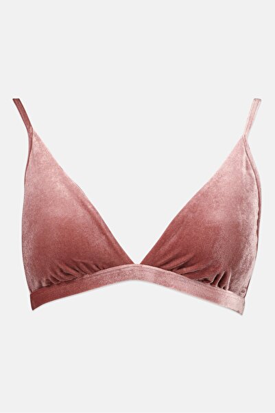 BİLLABONG Women Velvet Padded Bikini Top, Mauve