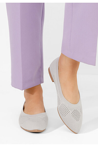 B T Shoes Sivé balerínky Letysia