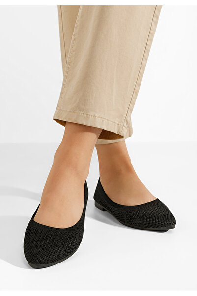 B T Shoes Černé dámské baleríny Carmelina