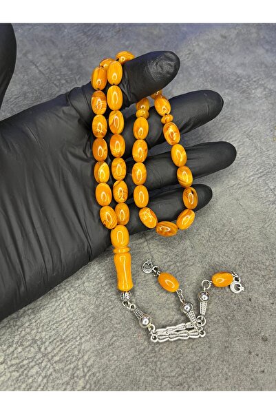 Mos Tespih High End Moire Squeezed Amber Rosary