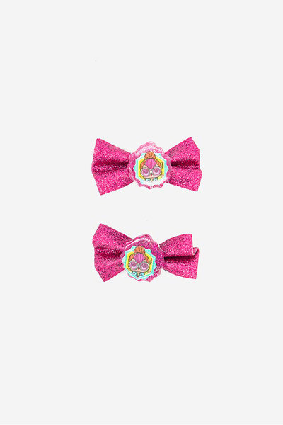 L.O.L. SURPRISE Kids Girl 2 Pcs Hair Bows, Purple