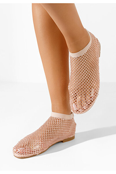 B T Shoes Růžové dámské baleríny Pedsia