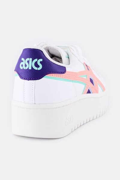 Asics Women Japan PF Brand Logo Lace Up Outdoor Sneakers, White